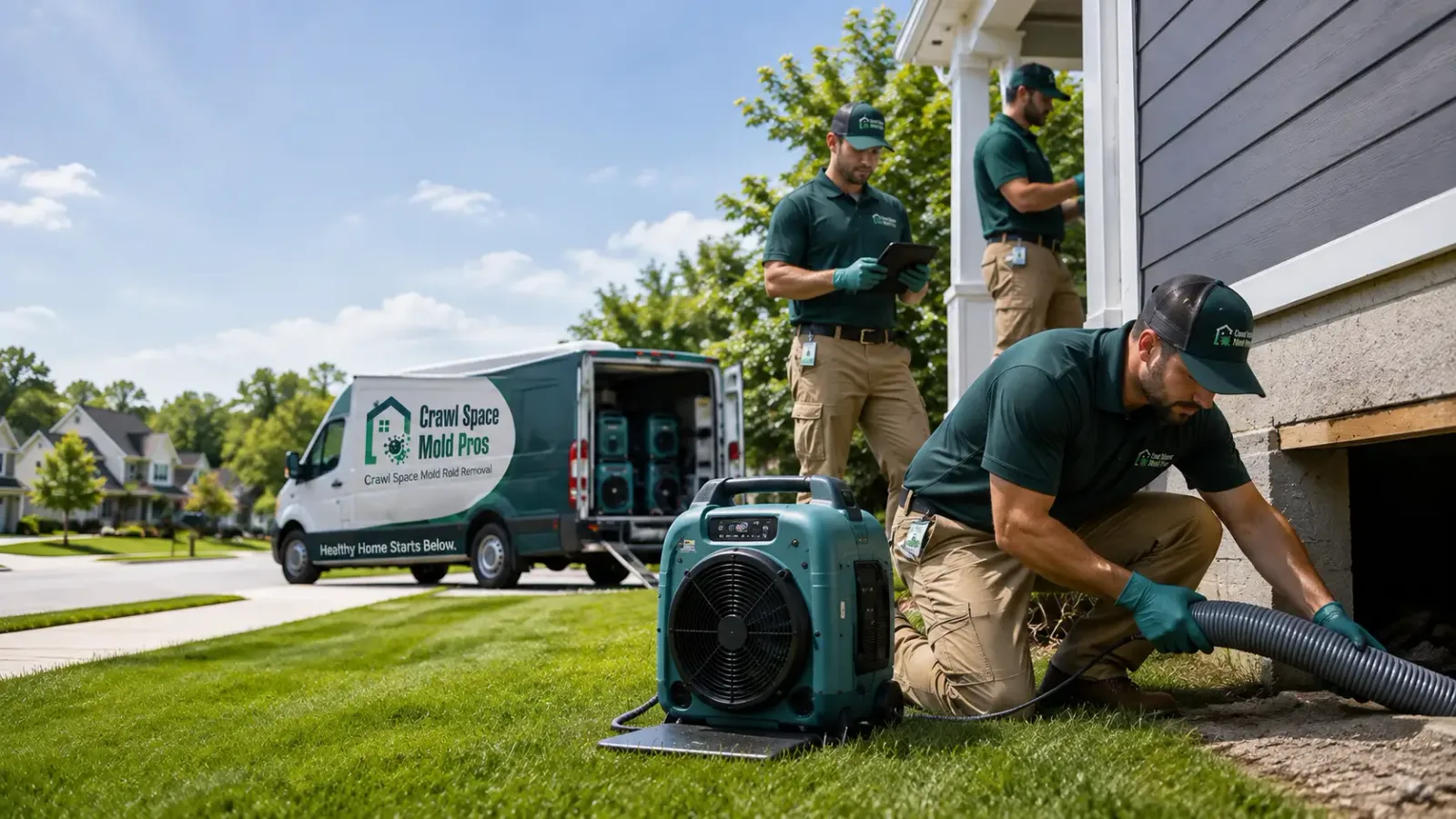 Crawl Space Mold Removal in Palco, KS